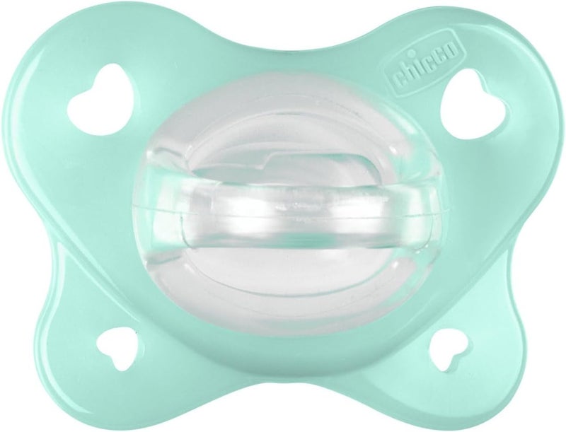 Chicco Physioforma Dual Soft Soother (1Pc) 0-2m, Neutral - Image 1